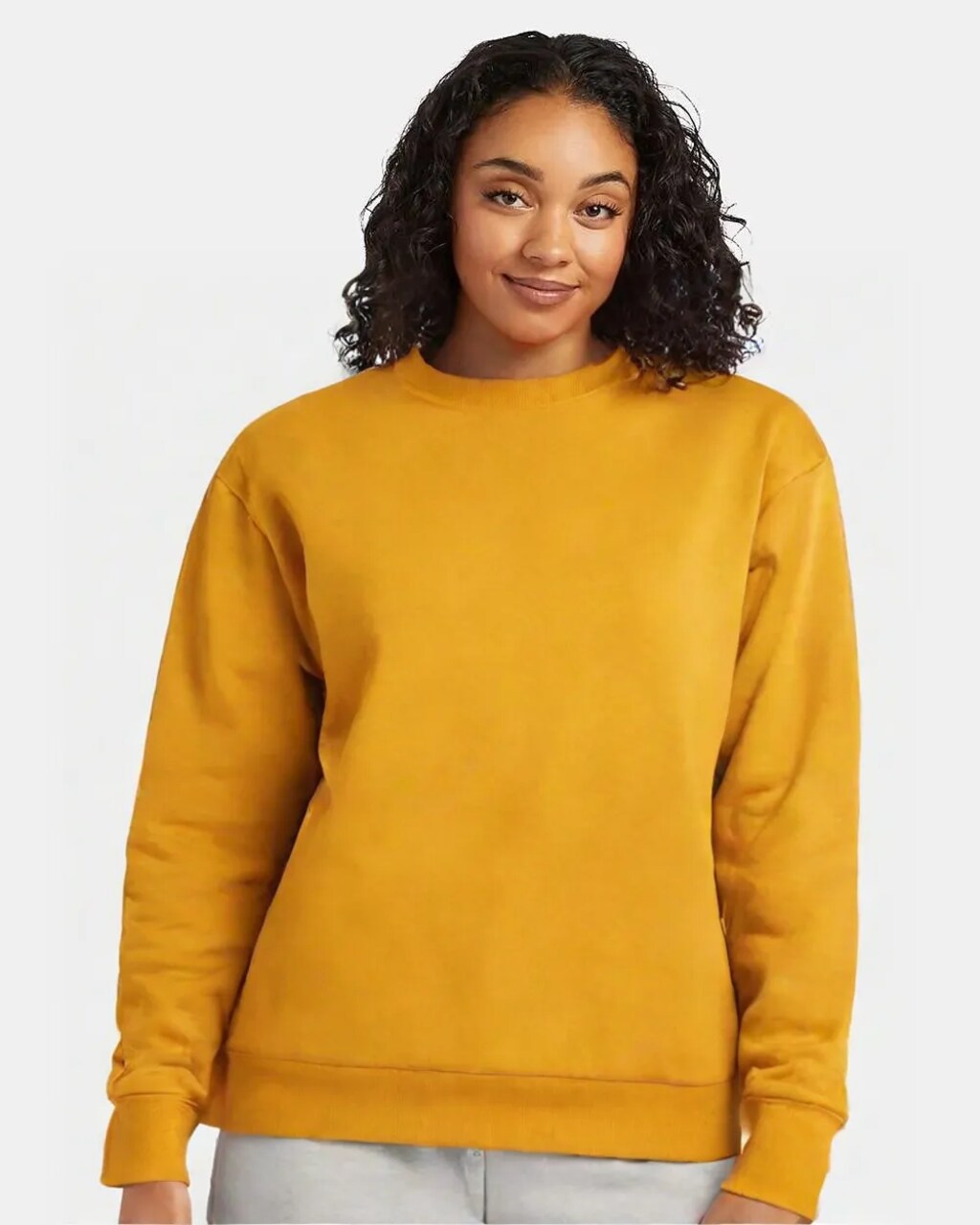 Hanes Unisex EcoSmart Fleece Crewneck Sweatshirt For Casual Wear